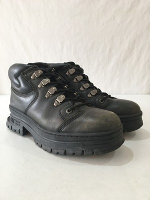 Caterpillar Colorado Stiefel Herren Größe 9 Leder schwarz Stahlkappe Schnürung Arbeitskleidung