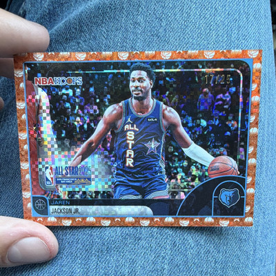 Topps NBA Hoops 24-25 Jaren Jackson Jr #284 Memphis Grizzlies NBA All-Star /25
