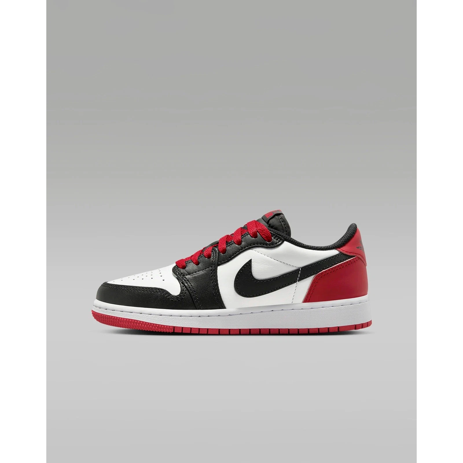 NUOVO Air Jordan 1 Retro Low OG GS Sneakers CZ0858 106 Bianco Rosso Nero Bambini 7 anni