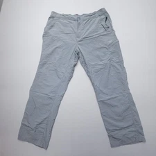 Simms Guide Series Fishing Pants Mens 2XL Gray Lightweight Hiking Fly Packable