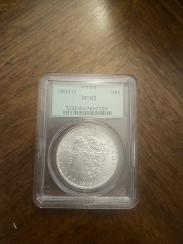 1904-O PCGS MS63 Morgan Silver Dollar Old Green Holder OGH