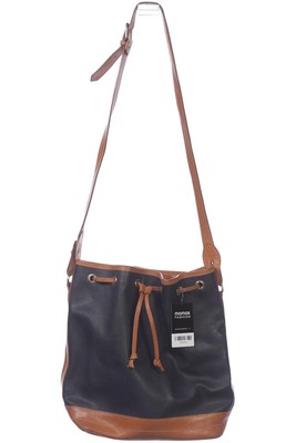 Escada Handtasche Damen Umhängetasche Bag Damentasche Leder Marineblau #u029x45