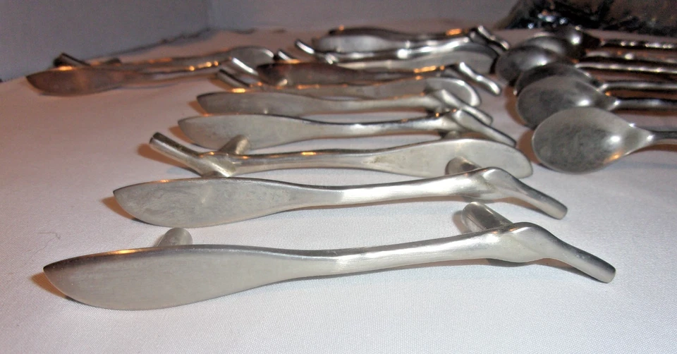 28 cajones tiradores gabinetes de cocina acento para el hogar tenedor cuchara cuchillo níquel cepillado Foto 3 de 4