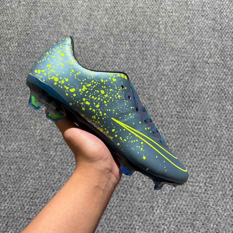 NIKE MERCURIAL VAPOR X SQUADRON BLUE / BLACK / VOLT - Image 3 of 4