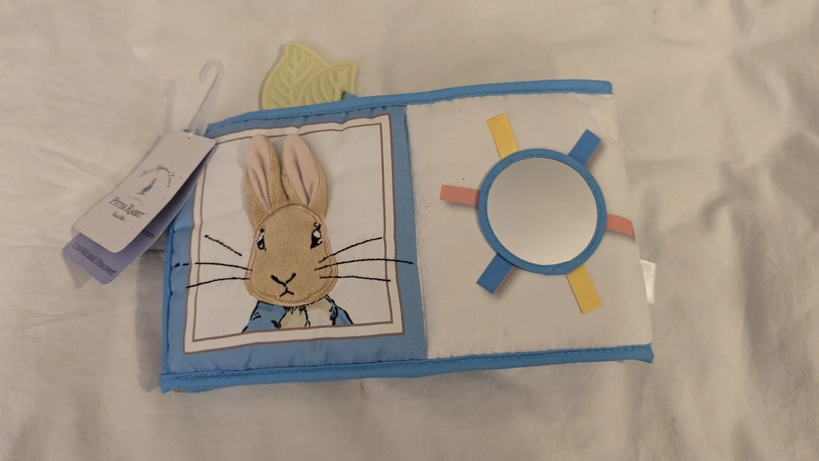 Peter Rabbit Unfold & Discover Activity Plush Soft Teething Toy New & Tagged
