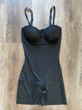 RED HOT by SPANX Women's Open-Bust Mid-Thigh Bodysuit Shapewear Size SMALL NWT