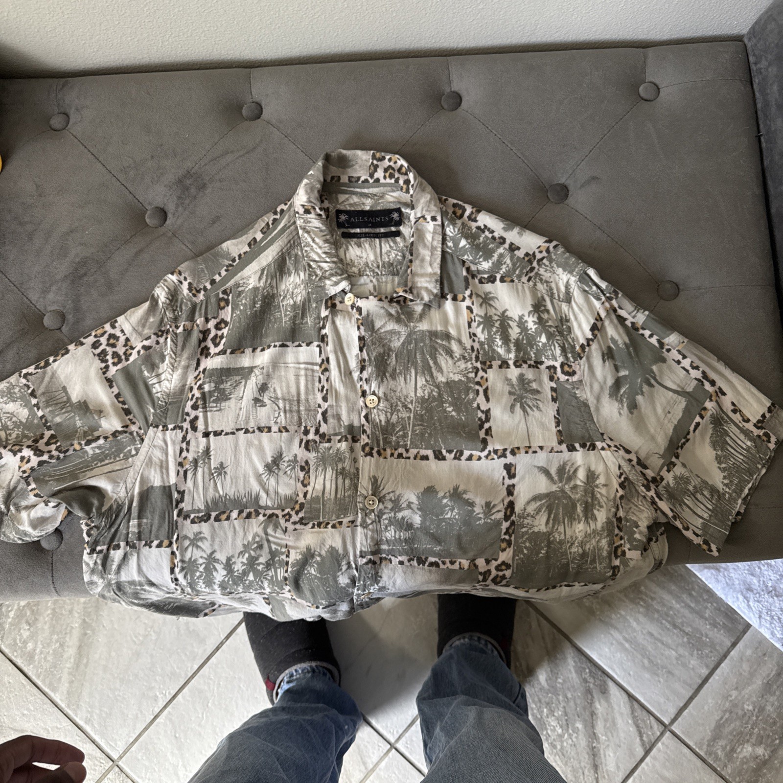 Size- medium All Saints Button Down - image 4