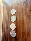 Lot of Four Washington Quarters (.9 AG.) - '35; '36; '64-D ;'64-D
