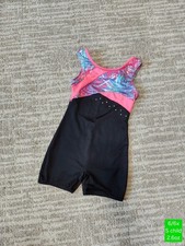 Freestyle by Danskin girls dance gymnastics leotard size S 6/6X
