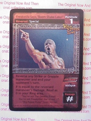 Raw Deal WWE V9.0 Big Poppa Pump Superstar card
