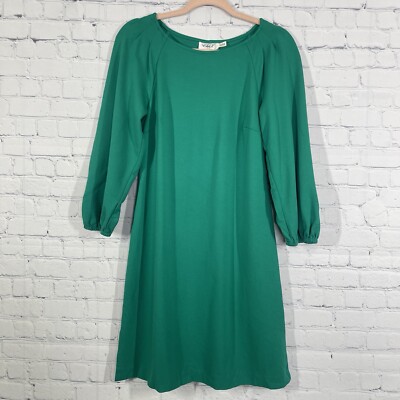 Eliza J Dress Women's Size 8 Kelly Green Bubble Sleeve Stretch Soft  Holidays | eBay