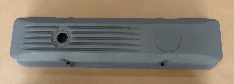 85-86 Corvette Magnesium Rocker Arm Valve Covers RH LH GRAY 05882 — 第 3/4 张图片