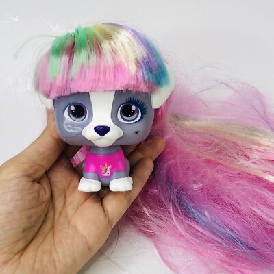 IMC Toys VIP Pets Dog With Rainbow Blonde Hair Doll Toy Animal puppy Figure Girl