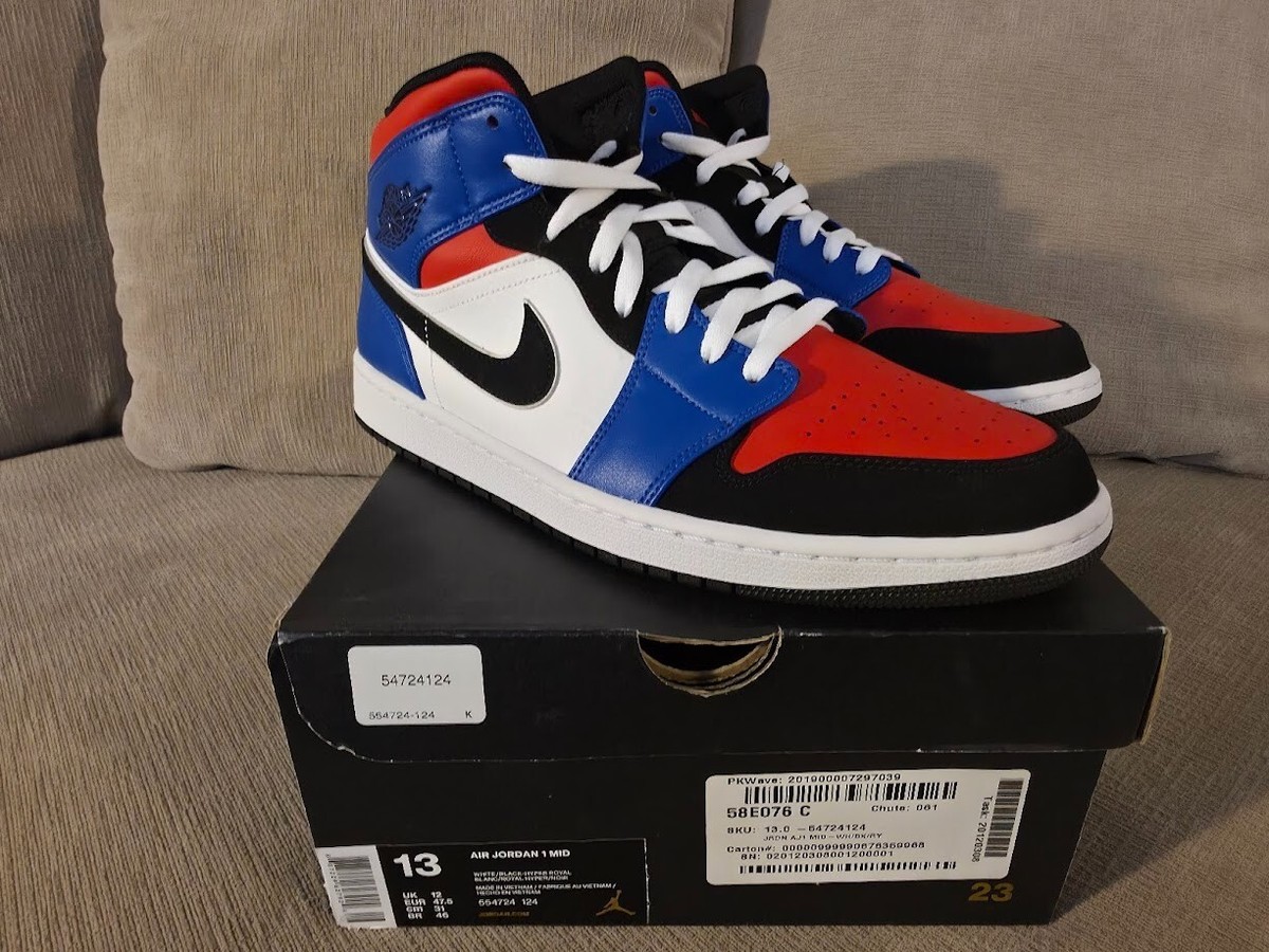 Air Jordans Aj1 Top Mid Air Jordan Retro Mid 'Top 3' Sz 13 (554724