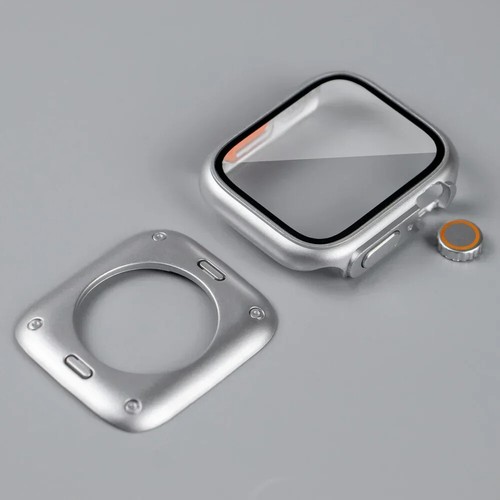Strap+Case for Apple Watch 9 8 7 6 5 44 45 40 41mm Titanium Band Change To Ultra - Picture 5 of 15