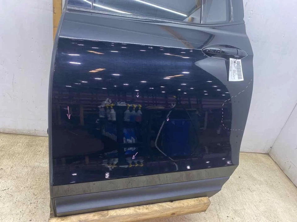 2017 - 2024 HONDA RIDGELINE OEM LEFT REAR DOOR ASSEMBLY | CRYSTAL BLACK (NH731P) Foto 4 de 4