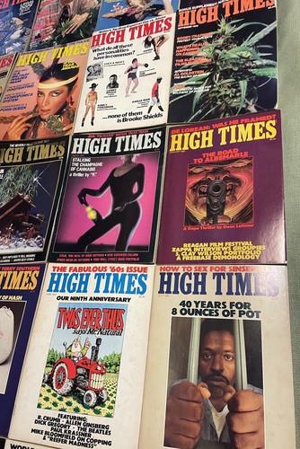 vintage (LOT OF 25) 1979/80 “HIGH TIMES” MAGAZINE (ISSUE 51-75) MICK JAGGER drug - Picture 18 of 24