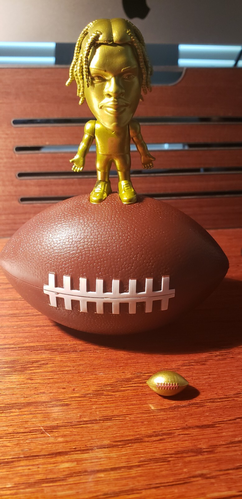 Football Superstars NFL Smols Vinyl Figure Lamar Jackson Gold 8 Rare! eBay