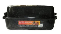 Granite Ware 0511-3 Covered Rectangular Roaster 21.25 By 14 By 8.5-inch , New, F on sale Granite Ware 0511-3 Covered Rectangular Roaster 21.25 By 14 By 8.5-inch , New, F on sale