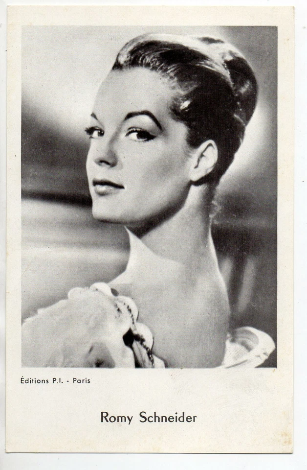 ROMY SCHNEIDER carte des éditions P.L. pour les biscottes Corvisart - Photo 1/1