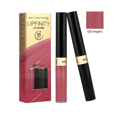 MAX FACTOR X LIPFINITY Langanhaltender Lippenstift 2in1 020 Angelic 2,3ml+1,9g