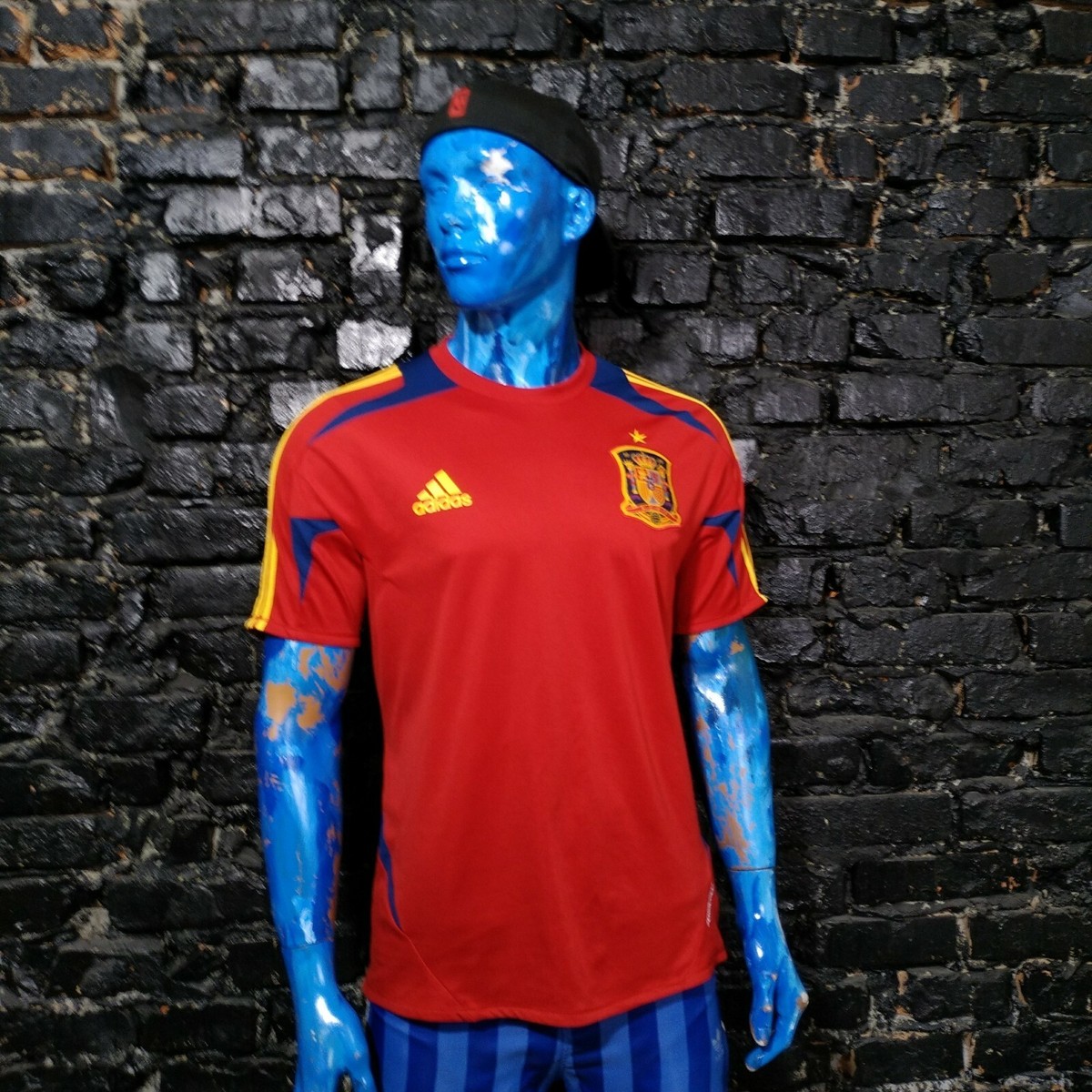 Spain Team Training Jersey Shirt Red Adidas x16736 Camiseta Spain Team Training Jersey Shirt Red Adidas x16736 Camiseta
