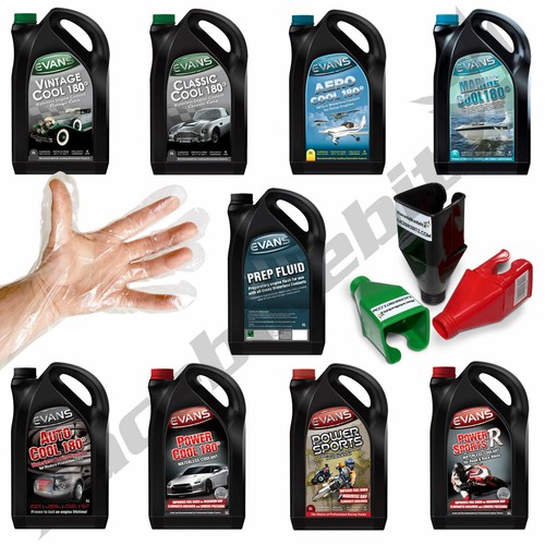 Evans Waterless Coolant Antifreeze For Engine Radiator Performance