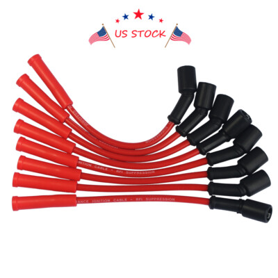 New JDMSPEED Spark Plug Wires Street Fire Fits Chevrolet Truck 4.8 5.3 6.0 USA