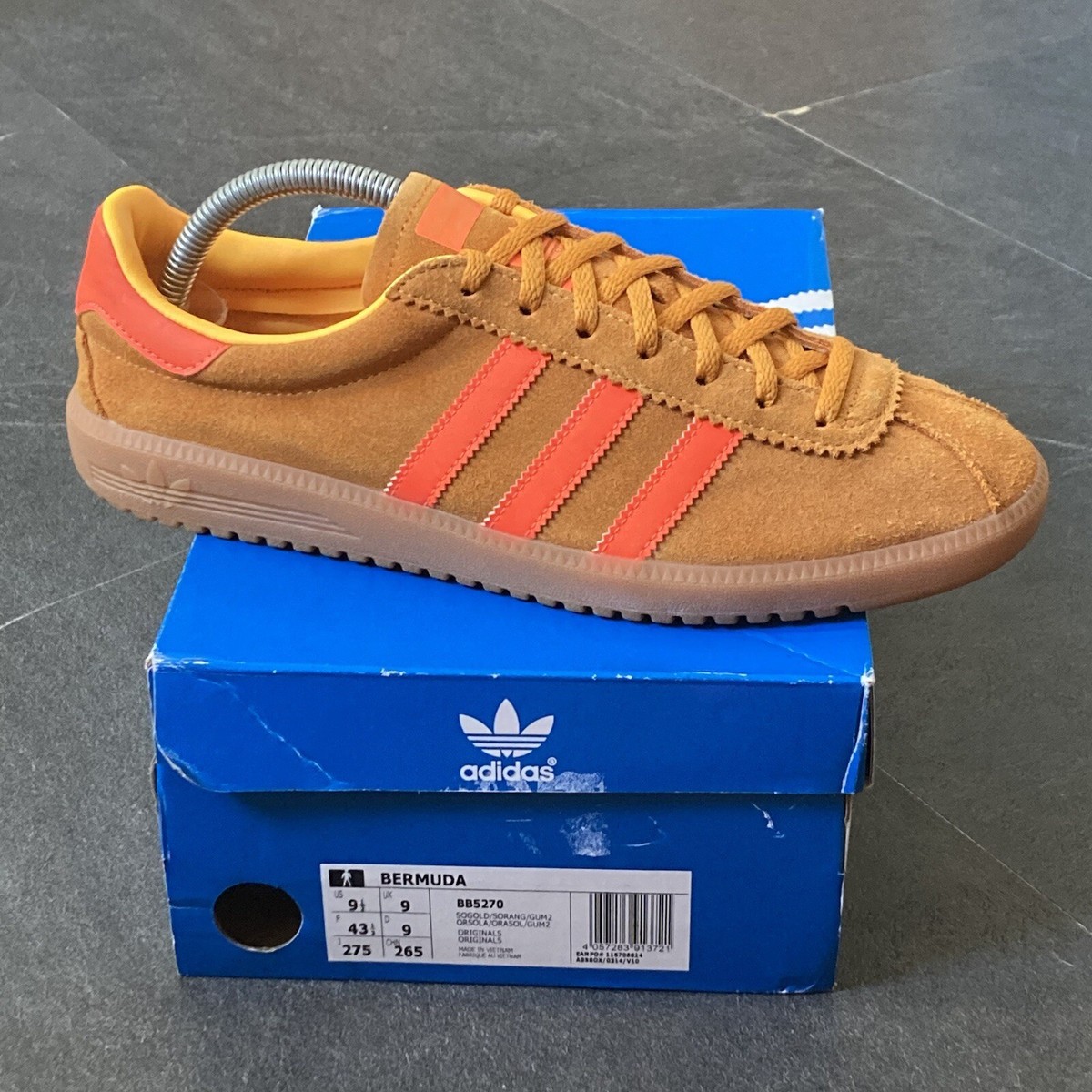 adidas bermuda orange
