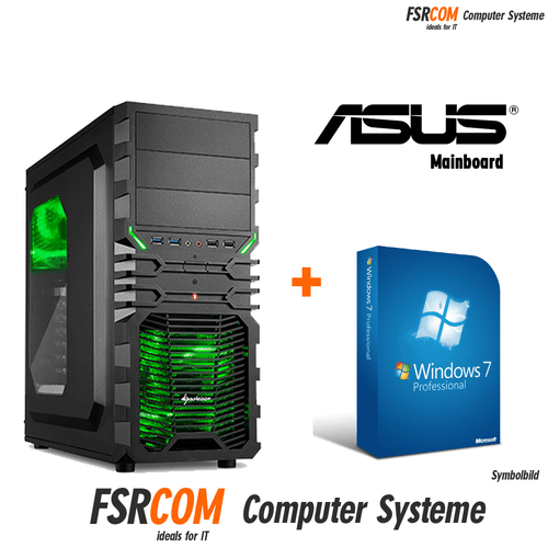 Gamer PC System AMD FX 4300 4X 4,0 GHz - AMD R9 270X 2GB - 8GB RAM - Windows7