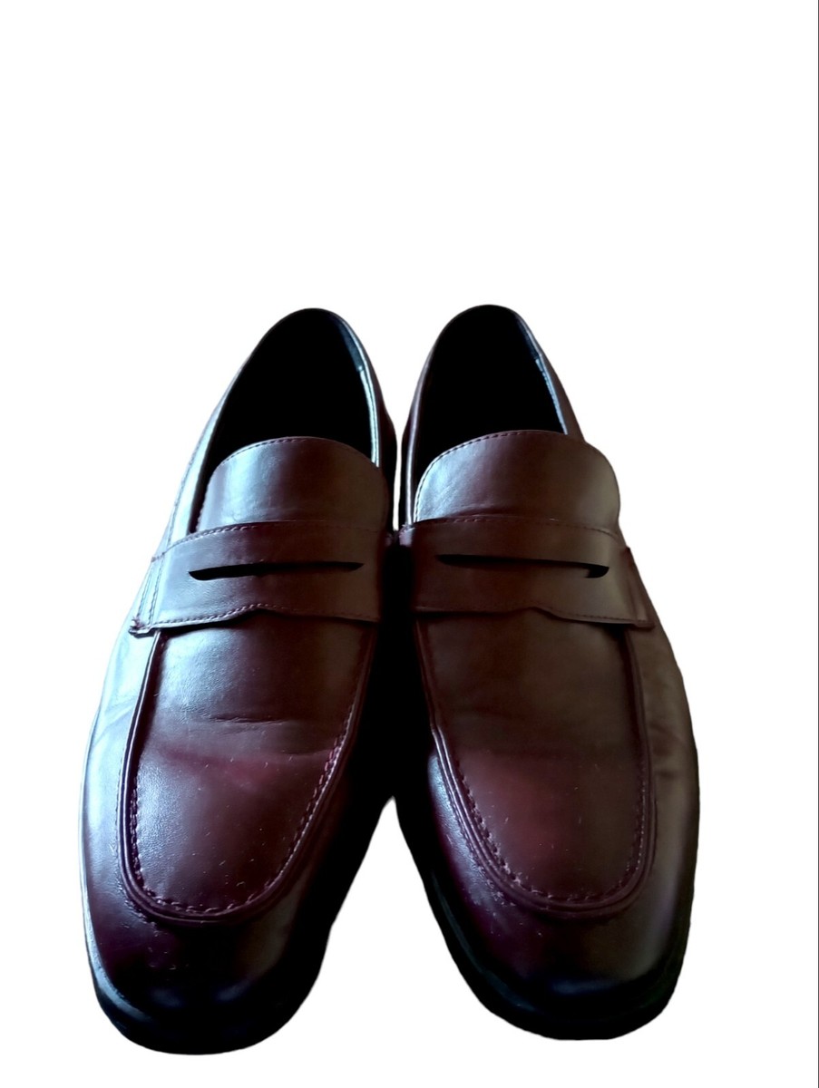 Kenneth Cole Unlisted Cognac Palermo Penny Loafers Size 7.5  display picture 1