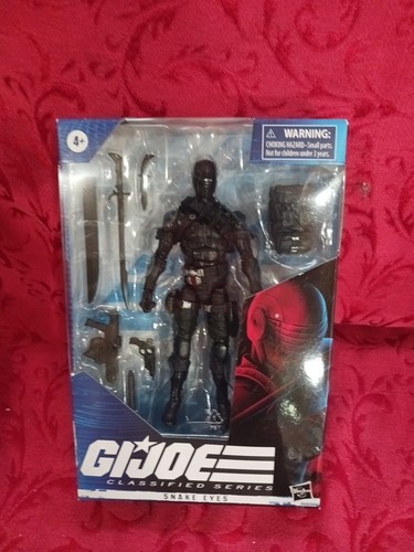 Sealed Hasbro E8490 G.I. Joe Classified Series SNAKE EYES 6" Action Figure