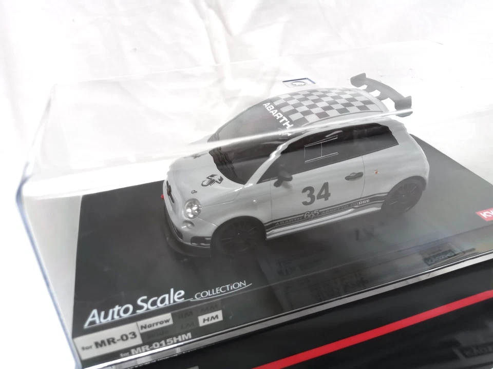 Kyosho Mini-Z ASC ABARTH 695 ASSETTO CORSE No.MZP134GB MR-03 Narrow HM - Image 2 of 4