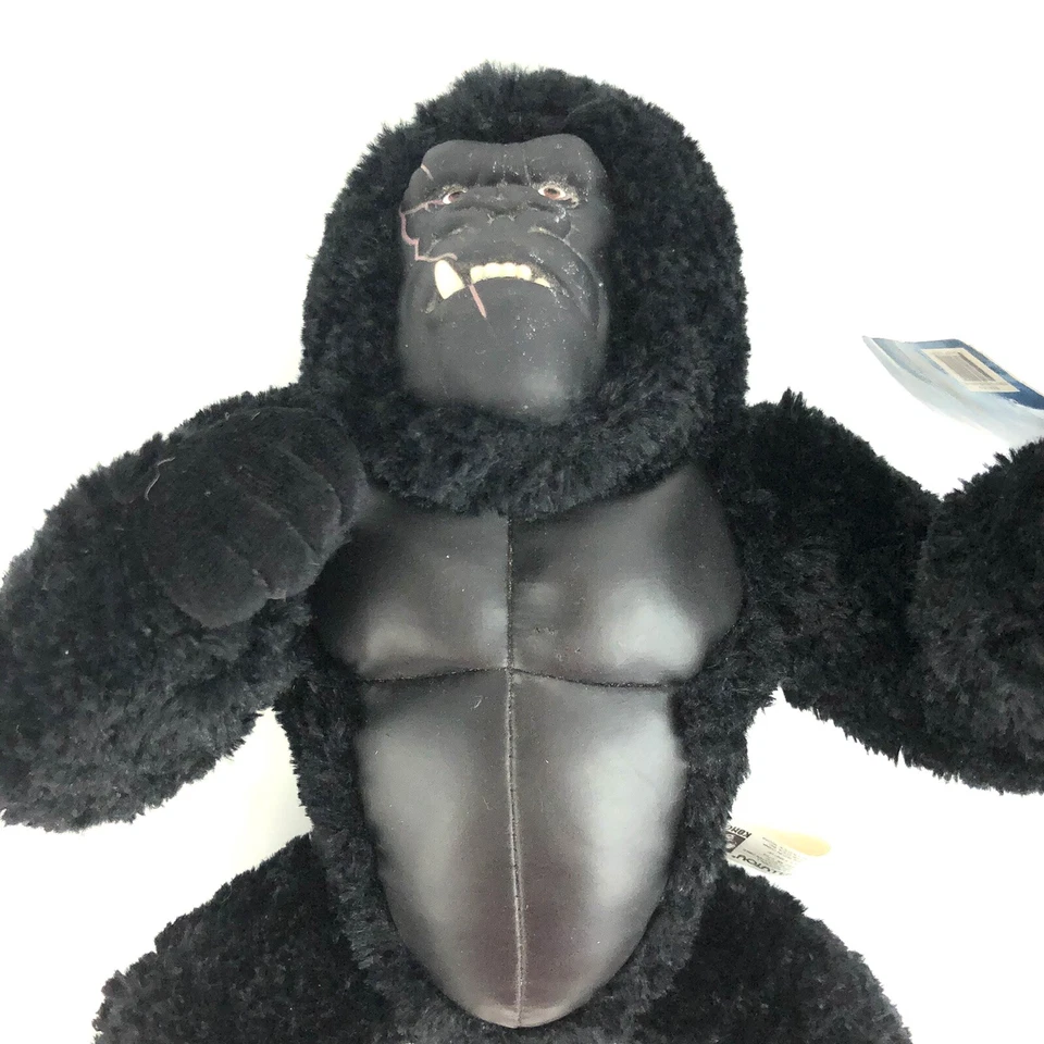 King Kong 8th Wonder Of The World 2005 peluche 13" Kellytoy vinilo cofre piel de cohair Foto 4 de 4