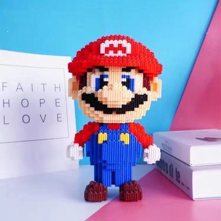 Juego de bloques mágicos Super Mario 4580 piezas 3D hágalo usted mismo mini bloques de construcción juego regalo Foto 4 de 4