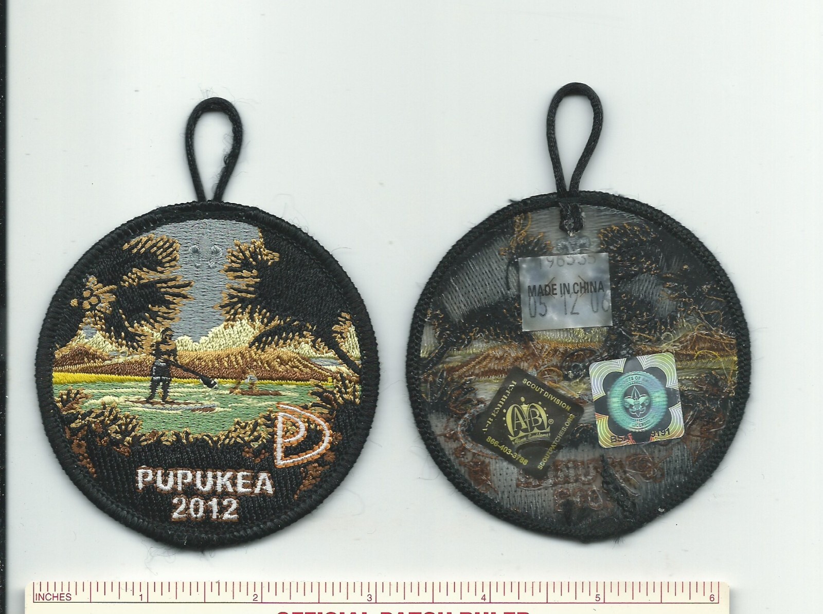 SCOUT BSA 2012 CAMP PUPUKEA OAHU HAWAII ALOHA COUNCIL HAWAIIAN PATCH