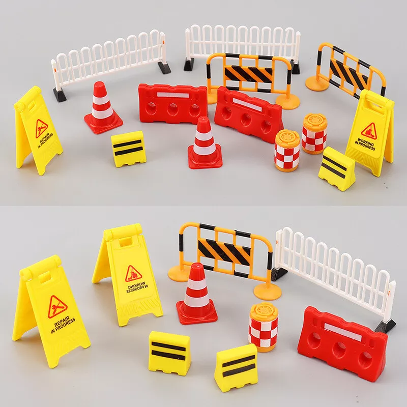 1:12 Scale Mini Dead End Roadwork Sign – Mini Materials