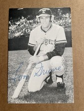 Tom Grieve Autographed Texas Rangers Doug McWilliams Postcard