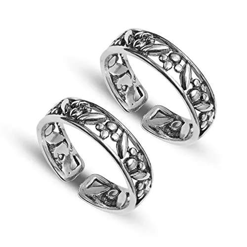 Latest toe ring designs on sale in silver