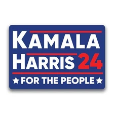 Magnet Me Up Kamala Harris 2024 Election Magnetic Decal, 4"x6", for The People