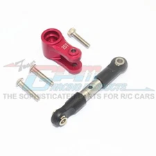 GPM Racing Stainless Steel Tie Rod + 25T Alum Servo Horn Red : Maxx
