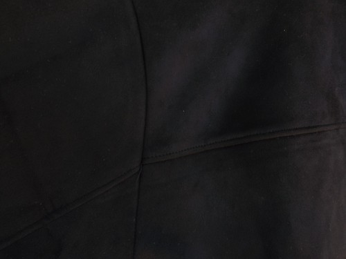 New Autograph Shacket 20 Womens Black Suede Snap Button Shirt Jacket Collar - Picture 10 of 11
