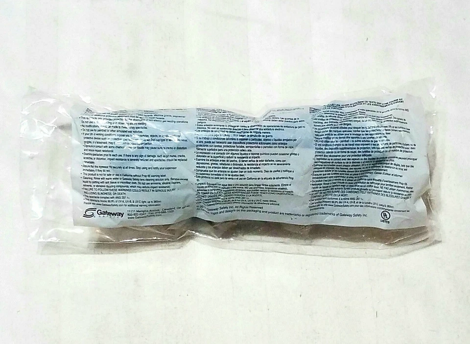 Gafas de seguridad Gateway Starlite IR sombra verde 5 lentes envolventes antorcha de corte Foto 4 de 4