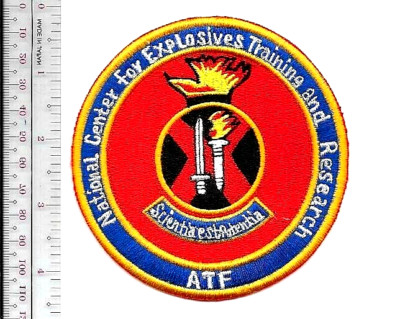 ATF National Center Training and Research Scientia est Potentia vel NO TARIFF