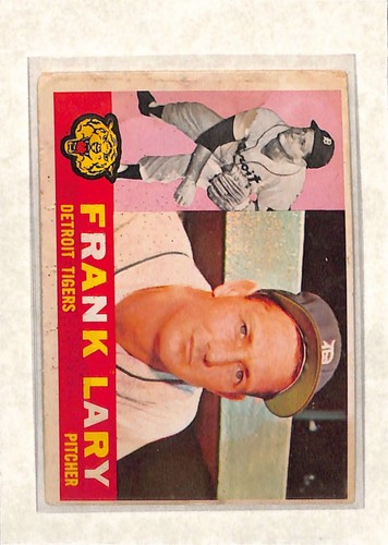 1960 Topps #85 Frank Lary Low Grade P