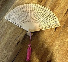 Sandalwood Fan Favors Hand Fan, Cut Out