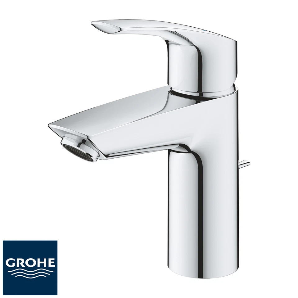 GROHE Eurosmart Waschtischarmatur Einhebelmischer Wasserhahn Bad chrom 33265003 - Bild 3 von 4