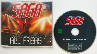 SAGA All Areas - Live In Bonn 2002 DVD PROMO Marillion Dream Theater Pink Floyd
