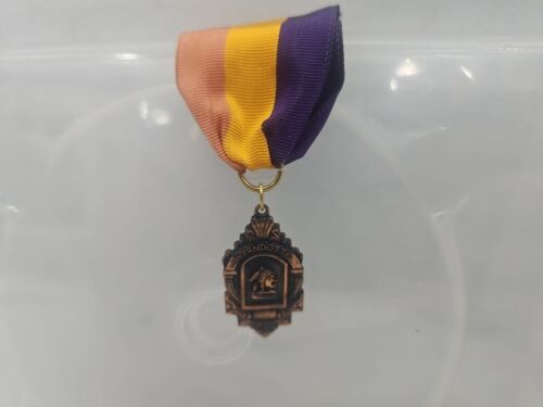 Vintage WYANDOTTE TRAIL Boy Scouts of America Award MEDAL BSA Hike Camp Badge