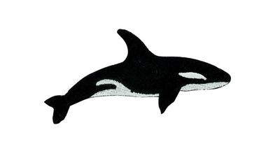 Aufnäher Flicken Bestickt Flagge Backpack Orca Wal Hai Zum Aufbügeln